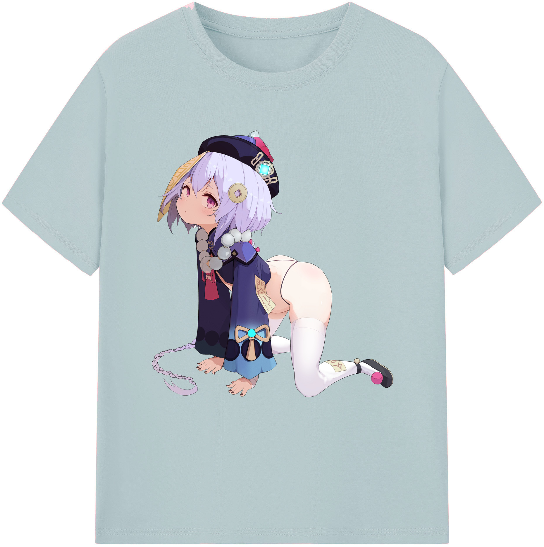 げんし神 七七 なな  genshin Nana 綿100％半袖Tシャツ（フロントプリント）